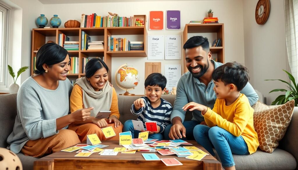 Environnement bilingue darija français