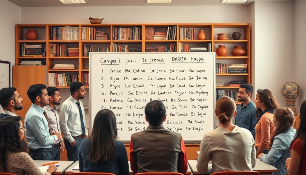 Influence française sur l'écriture du darija