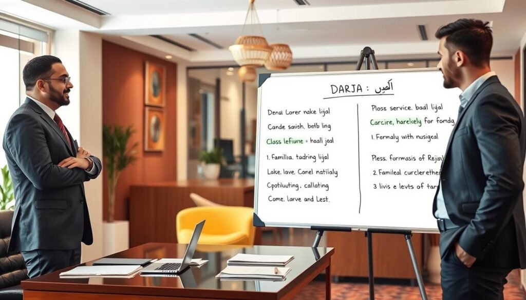 Registre formel darija communication