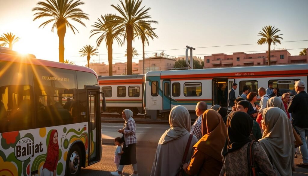 Transports en commun Maroc darija