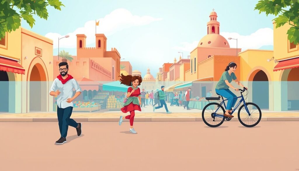 Verbes de mouvement en darija