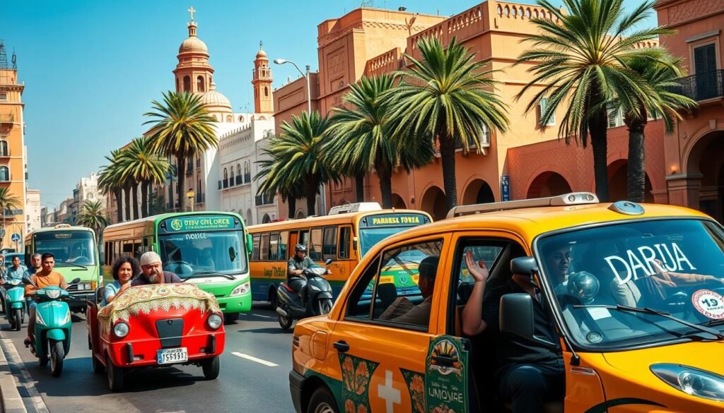 darija dans les transports