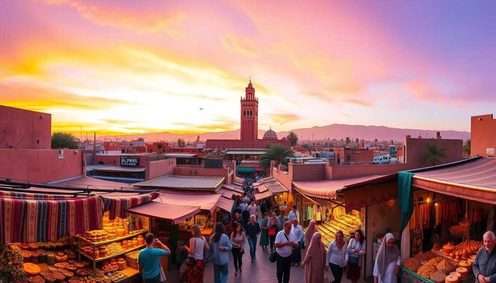 Marrakech médina panorama
